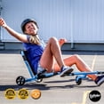thumbnail image 5 of EzyRoller: Pro X - Aqua Blue - Ride-On Scooter, Cambering Motion, Pedal Free Cart, Hand Brakes, Extendable Frame, 220lb Capacity, Kids-Teens-Adults 9+, 5 of 8
