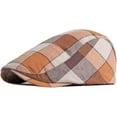 thumbnail image 5 of CoCopeaunts Beret Cap Retro Plaid Artist Painter Beret Hats for Men Women Vintage Ivy Newsboy Cap Cabbie Hat Men Berets, 5 of 8