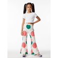 thumbnail image 5 of Girls Comfy-Fit Pants Stretch Fit Flared Flare Leggings Simple Trousers for Big Girls Age 6-13 Weekend Outfit, 5 of 6