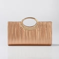 thumbnail image 3 of Jaucin Women's Glitter Embossed Evening Tote Bag Magnetic Top Handle Chain Shoulder Strap Clutch Wallet Wedding Clutch, 3 of 24