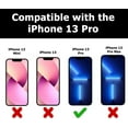thumbnail image 2 of BodyGuardz Solitude Series Gel Case for iPhone 13 Pro - Clear/Frost, 2 of 9