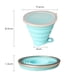 thumbnail image 5 of Taza de viaje plegable de silicona, taza plegable de silicona para acampar con tapas, taza para beber expandible para viajes de senderismo al aire libre Adepaton WMPH-1266, 5 of 5