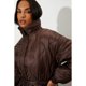 thumbnail image 5 of Dorothy Perkins - Saco Brillo para Mujer (Chocolate), 5 of 5