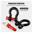 thumbnail image 4 of D-Ring Shackle 5/8" - 4 Pack, 13 Ton Alloy Steel, Screw Pin, Heavy Duty Towing - Jeep, Truck, Off Road Recovery, 4 of 7
