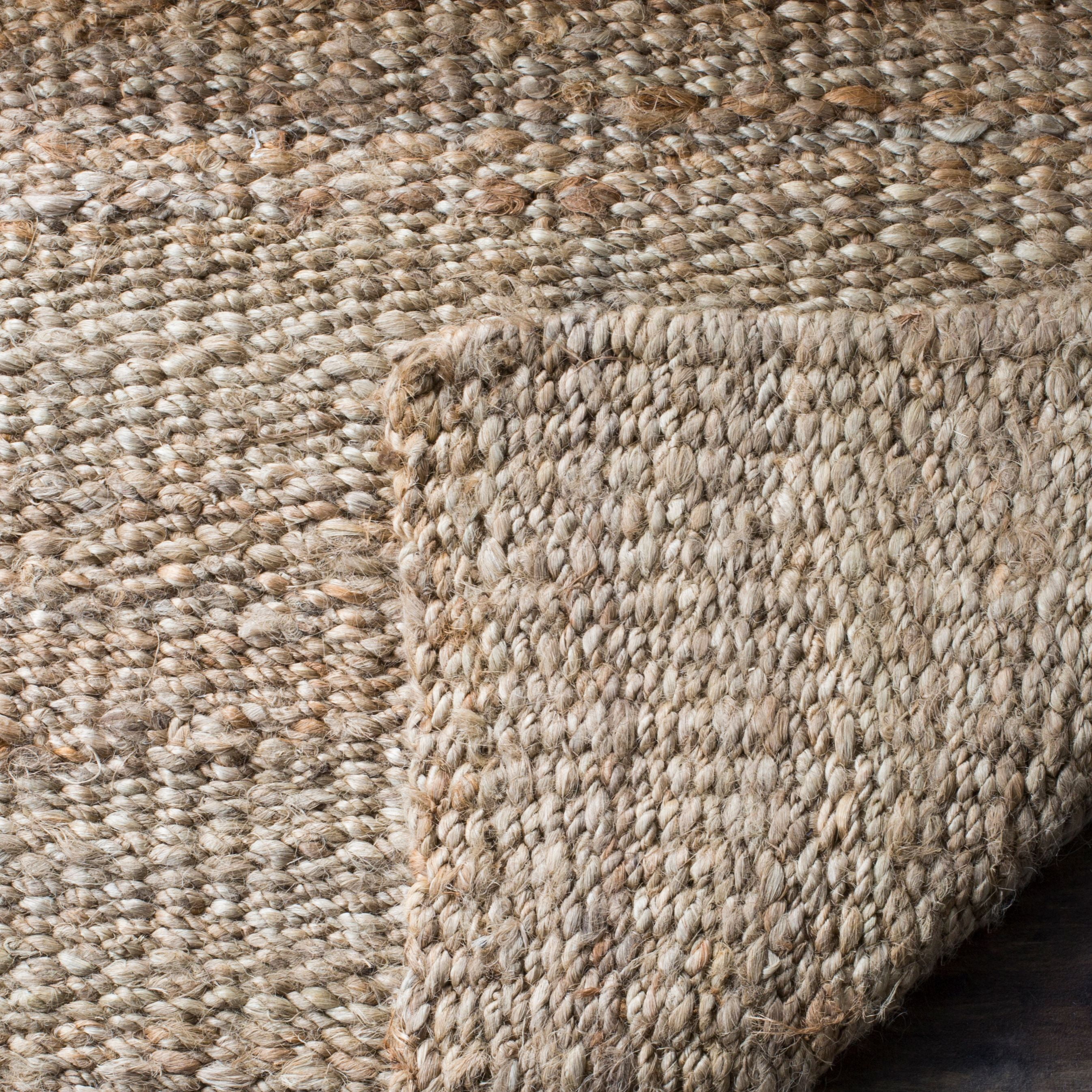 SAFAVIEH Natural Fiber Jerald Braided Jute Area Rug, Natural, 8' x 10'