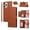 Brown, variant on TECH CIRCLE Wallet Case For iPhone 13,Magnetic Flip Folio Stand Purse Case with Shoulder Wrist Strap Card Holder Cover Hidden Mirror Protective Cover for Apple iPhone 13 6.1" 2021,Beige