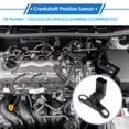 thumbnail image 2 of Unique Bargains 1 Pc Crankshaft Position Sensor for Mazda 3 2.3 2007-2013 Sturdy Metal Plastic Black Engine Crank CKP Sensor, 2 of 6