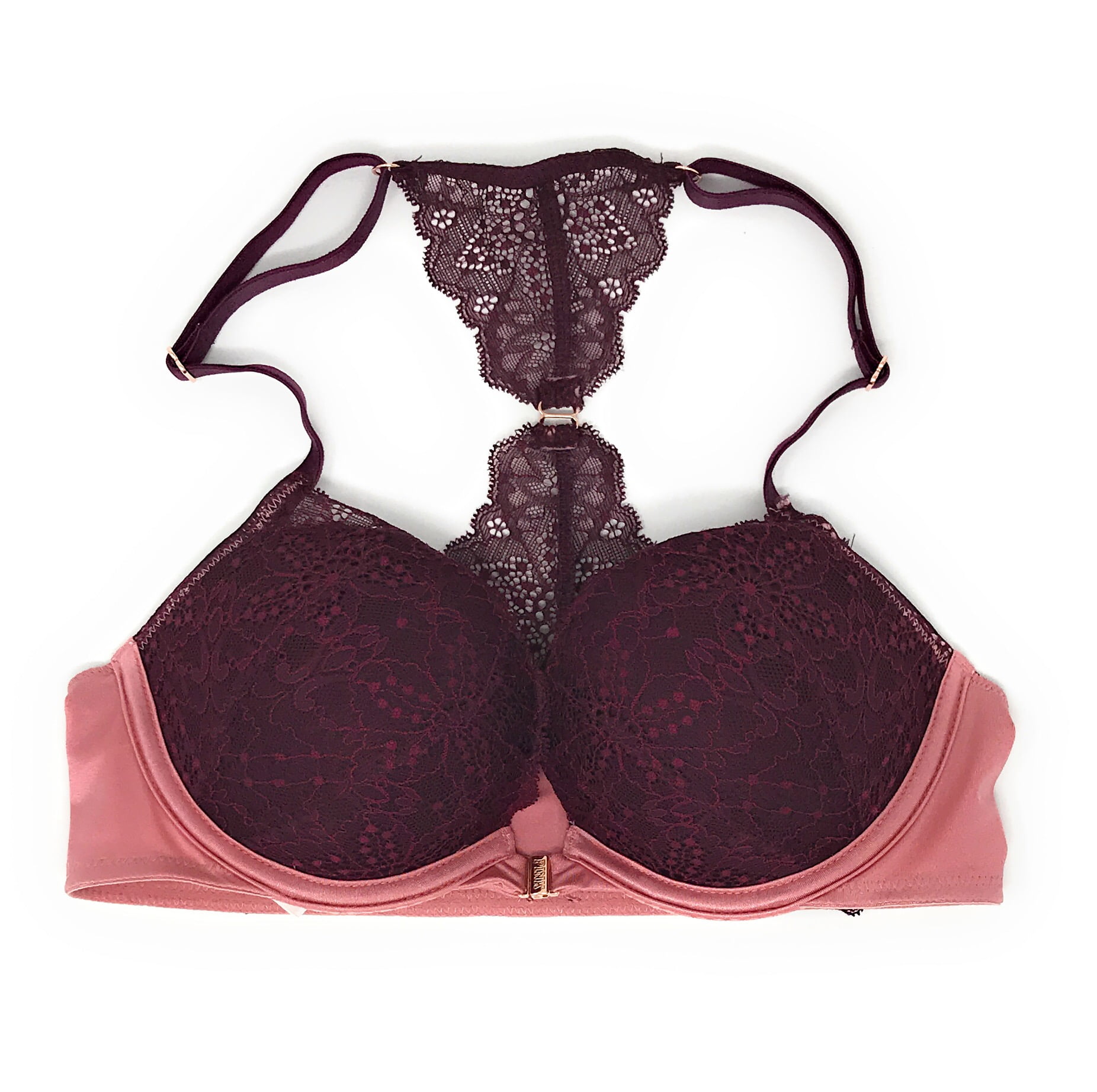 PINK - Victoria's Secret Victoria secret PINK 32C lace bra good condition  Black Size undefined - $15 - From Kay