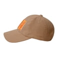 thumbnail image 3 of Baseball Cap Bent Eaves Design 6 Piece Cap Body Breathable Not Hot Plastic Cap Drag For Daily Travel Vacation Orangered Stripe Hand-Drawn Sketch_2 Khaki, 3 of 8
