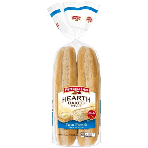 Pepperidge Farm Hearth Baked Style Twin French Bread, 2 Loaves