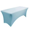 thumbnail image 2 of Tablecloths Stretchy Breathable Washable Lightweight Table Cover for Salon Party Home Sky Blue 6FT (72.05 X 29.92 X 29.92in), 2 of 5