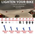 thumbnail image 2 of 195pcs Motorcycle Fairing Screw Nut Kit Bodywork Screws Motorcycle Universal Kit Blue -ayane, 2 of 5