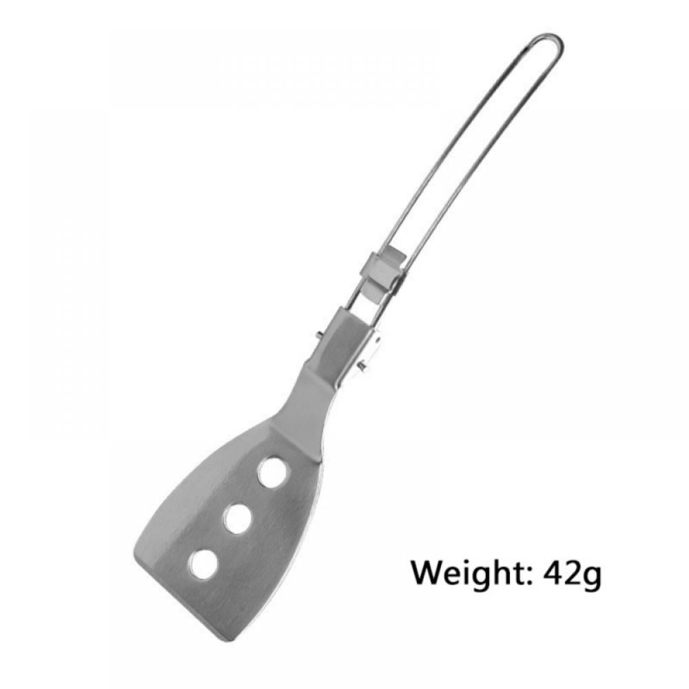 Stainless Steel Folding Spatula Food Turner Outdoor Camping H4S3 Cooking R7T4 