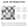 thumbnail image 5 of BANET - Pillow Cases, Buffalo Checker Geometric Printed Soft Pillowcases 12x12in, 5 of 5