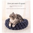 thumbnail image 5 of Core cotton thick wool hand woven pet cat kennel dog kennel machine washable DIY pet rest sleep comfortable nest protect pet bone health, 5 of 20