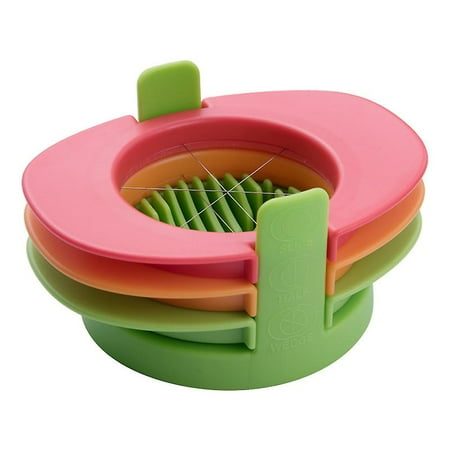 

Stainless Steel Wire Egg Cutter Kitchen Tools Manual Egg Cutter (Pink)
