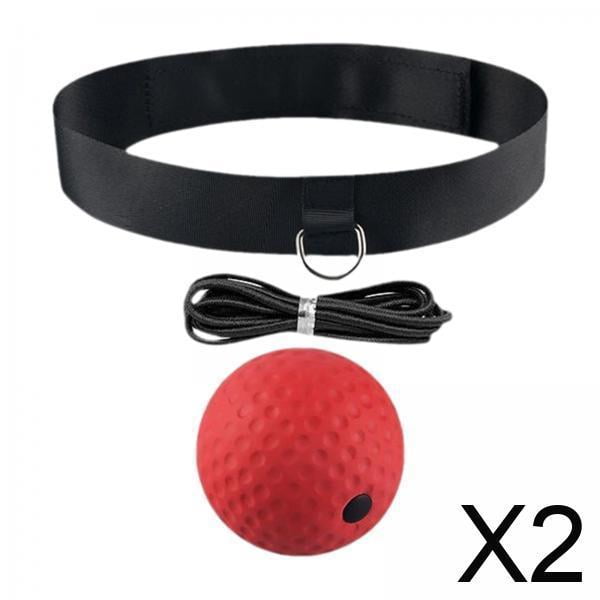 Boxing Ball,Juego de diadema con pelota de boxeo para niños y adultos,Diadema ajustable de boxeo Ejercicio,Bola de reflejo de MMA con diadema Fitness,Hogar Pelota