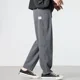 thumbnail image 2 of Pantalones casuales rectos para hombre, pantalones harén de verano de seda fina, pantalones masculinos anchos, refrescantes, de licra, ropa fresca para hombre, pantalones holgados, oferta, largos, Y2k, 2 of 5