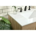 thumbnail image 4 of Elegant Decor Eugene 30" Aluminum MDF Single Bathroom Vanity in Mango Wood, 4 of 8