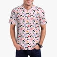 thumbnail image 2 of Cauagu Cartoon Cat And Heart Print Men's Polo Shirts, Short-Sleeve Polo Shirts for Men Performance Golf Shirt Athletic Casual Collared T-Shirt-4X-Large, 2 of 8
