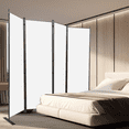 thumbnail image 2 of Room Divider-4 Panels Folding Privacy Screens, Partition Room Dividers Wall for Separation, Home, Office, Classroom, Studio, 2 of 7