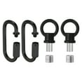thumbnail image 1 of 2 Pack M10 Lifting Eye Nut Kit, Bolt Screw Ring, 88 lbs Black, 1 of 7
