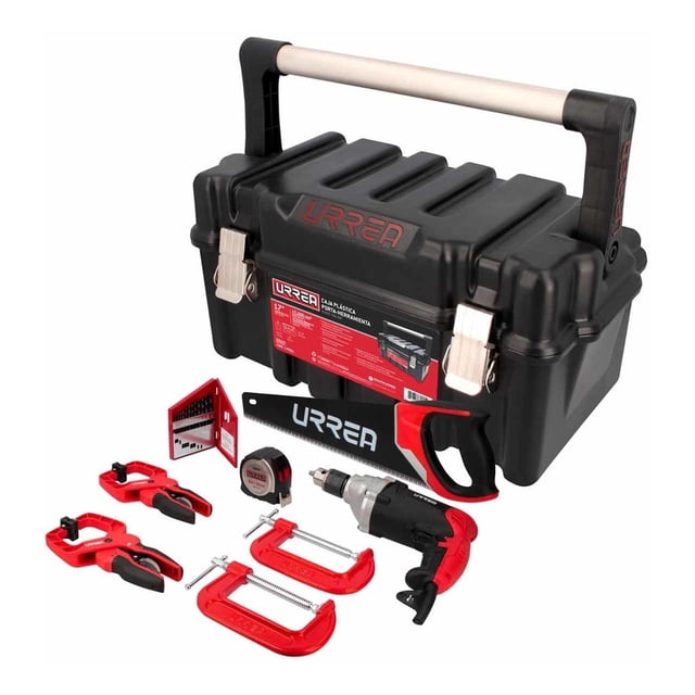 Taladro Urrea Profesional Caja Herramientas Juego Carpintero JC21