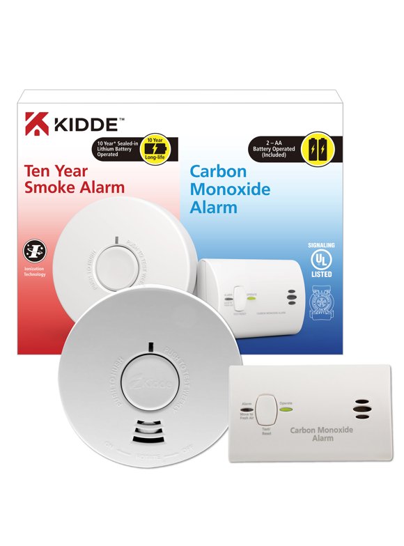 Kidde Smoke & (CO) Carbon Monoxide Alarms in Safety Detectors