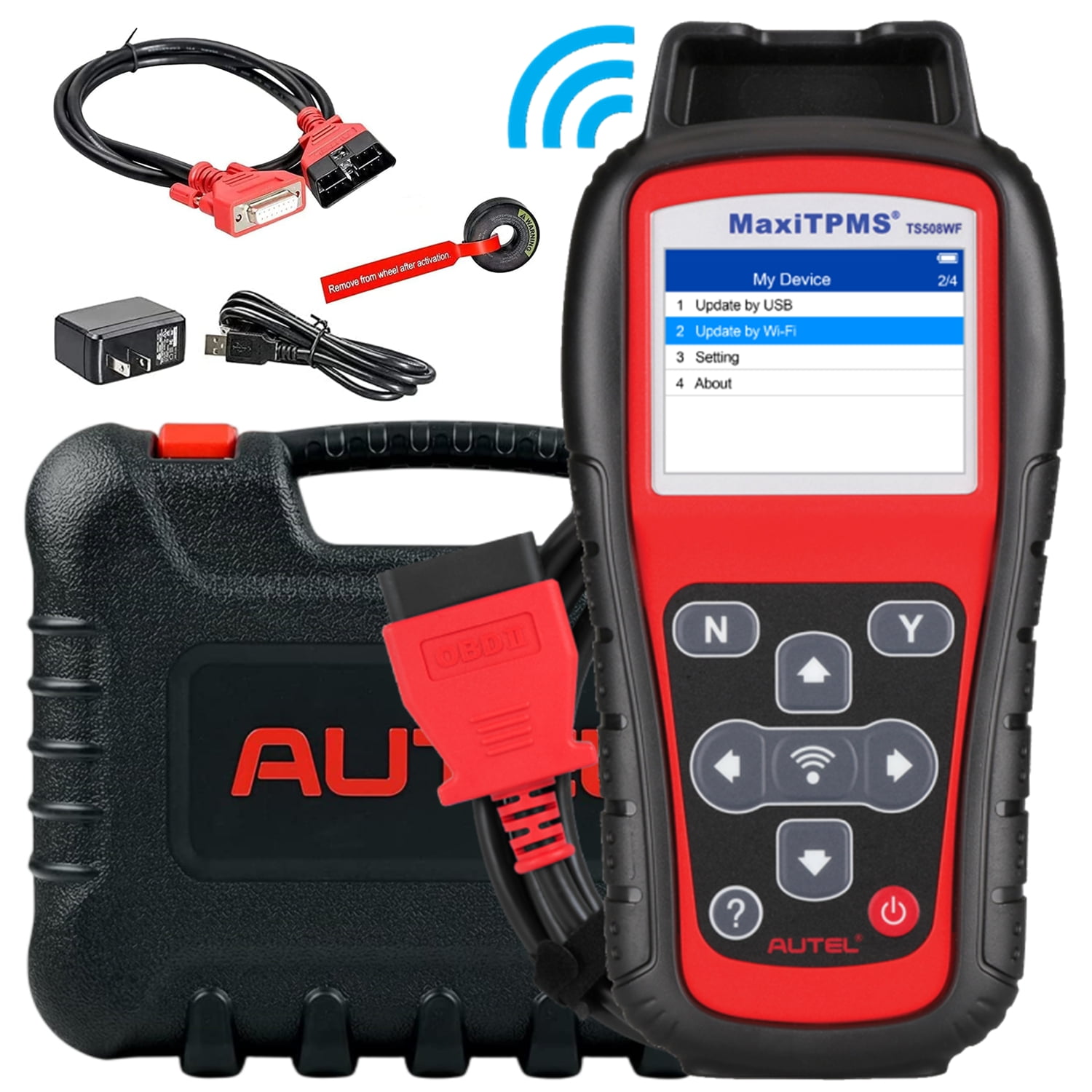 Buy Autel MaxiTPMS TS508WF With OBD2 Scanner Wifi Connection TPMS
