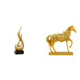 thumbnail image 1 of Escultura abstracta de fuego,Estatua de arte abstracto,adorno para decoración del hogar,Estatuas de caballos,Estatuas de caballos Figura de caballo Figura de caballo,Esculturas de, 1 of 8