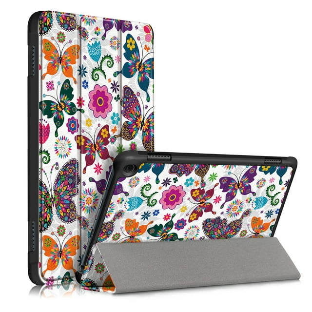 Case Fits All-New Kindle Fire HD 8 & 8 Plus Tablet (12th Generation/10th Generation, 2022/2020 Release) 8",Slim Folding Stand Cover with Auto Wake/Sleep,Forest