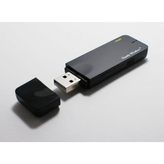 Panda Wireless PAU07 N600 Dual Band (2.4GHz & 5.0GHz) 300Mbps Wireless N USB Adapter w/ WPS Button - Windows XP/Vista/7/8/8.1/10/11, Mint, Ubuntu, openSUSE, Fedora, Centos, Zorin & Kali Linux