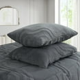 thumbnail image 4 of 3 PCS Wave Jacquard Sherpa Comforter Set, Ultra Soft Warm Plush Comforter Set for Bedroom, 4 of 6