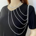 thumbnail image 4 of Bangcool Shoulder Necklace Chain Multilayer: Tassel Body Chain Bikini Beach Accessory, 4 of 8
