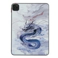 thumbnail image 1 of Dragon Case for iPad Pro 12.9 11 Air Mini 10 10.9 9.7 6 5 4 3 2 1 Cover 3D Embossed Soft Matte Shockproof Tablet Shell Fundas Blue Dragon for iPad Pro 11 2018, 1 of 6