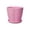 Pink, variant on romoty Flower Petal Shaped Plastic Plant Pot with Saucer Pink, 6.3 in Lightweight Decorative Succulent Planter with Drainage Hole for Indoor Outdoor Desk Garden Decor