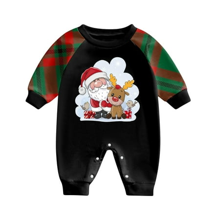 

Act Now! HIMIWAY Matching Family Christmas Pajamas Christmas Prints Family Matching Long Sleeve Tops+Pants Set Family Matching Sets Baby 3 Months