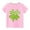 Pink, variant on MeetoTime Toddler Kids Solid Color Round Neck T-shirt St. Patrick's Day Print Short Sleeve Tops for Boys Girls