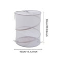 thumbnail image 2 of Home Textile Storage Laundry Hamper with Mesh Design for Easy Clothes Organization in Kids Rooms Dorms and Travel-Friendly Home Storage Solutions, 2 of 3