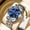 Blue-1, variant on PAGANI DESIGN Men's Quartz Watches, Stainless Steel Wrist Watch for Men, Waterproof Business Casual Dress Watch, Analog Date Display Watch, Classic Bracelet Watch for Men, Office Calendar Watch