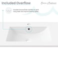thumbnail image 4 of 60" Vanity Top Bathroom Sink, 4 of 9