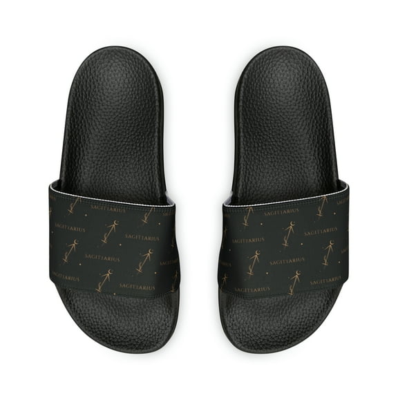 Sagittarius Zodiac Symbol Women's PU Slide Sandals