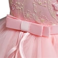 thumbnail image 5 of Seyurigaoka Sleeveless Embroidered Bowknot Multi-layer Tulle Princess Dress, 5 of 10
