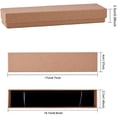 thumbnail image 2 of Kraft Paper Cardboard Jewelry Boxes Bracelet Box Rectangle BurlyWood 17x4x2.5cm, 2 of 4