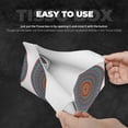 thumbnail image 5 of Lsque Mandala Printed Long Tissue Box Cover Holder, Facial Paper Organizer Dispenser,Triangle with Bottom Belt, PVC Leather Decorative Organizer, 5 of 9