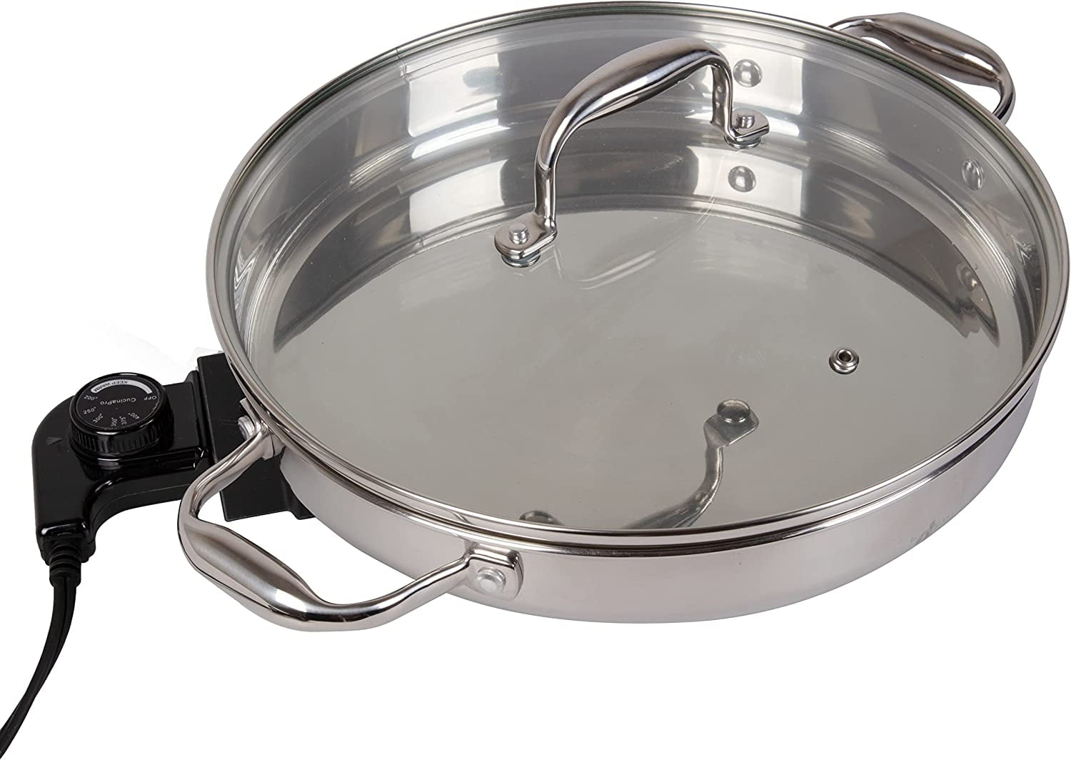 stainless steel frypans electric