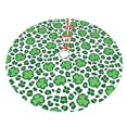 thumbnail image 5 of Cauagu 36" Christmas Tree Skirt Leopard print St. Patrick's Day Pattern Christmas Tree Decorations Tree Mat for Xmas Decorations Occasion Holiday Home Decor -36", 5 of 7