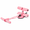PINK double suction cup pull rope, variant on Double Suction Cup Sit Up Assistant Bar with Resistance Rope, ABS Multifunction Abdominal Core Trainer and Foot Holder, Compact Home Workout Equipment for Crunches and Stretching