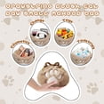 thumbnail image 4 of Bonita bolsa de maquillaje pequeña, organizador de maquillaje de gato, bolsa de peluche con forma de pata de gato, divertidos regalos para mamás gatas para mujeres, bolsa de cosméticos con c, 4 of 5