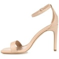 thumbnail image 2 of Journee Womens Everton Open Toe High Stiletto Sandals, 2 of 8